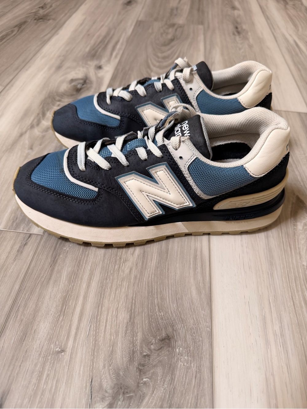 New Balance 574 Legacy U574LGVC Navy Sea Salt Men’s 9.5 Sneakers